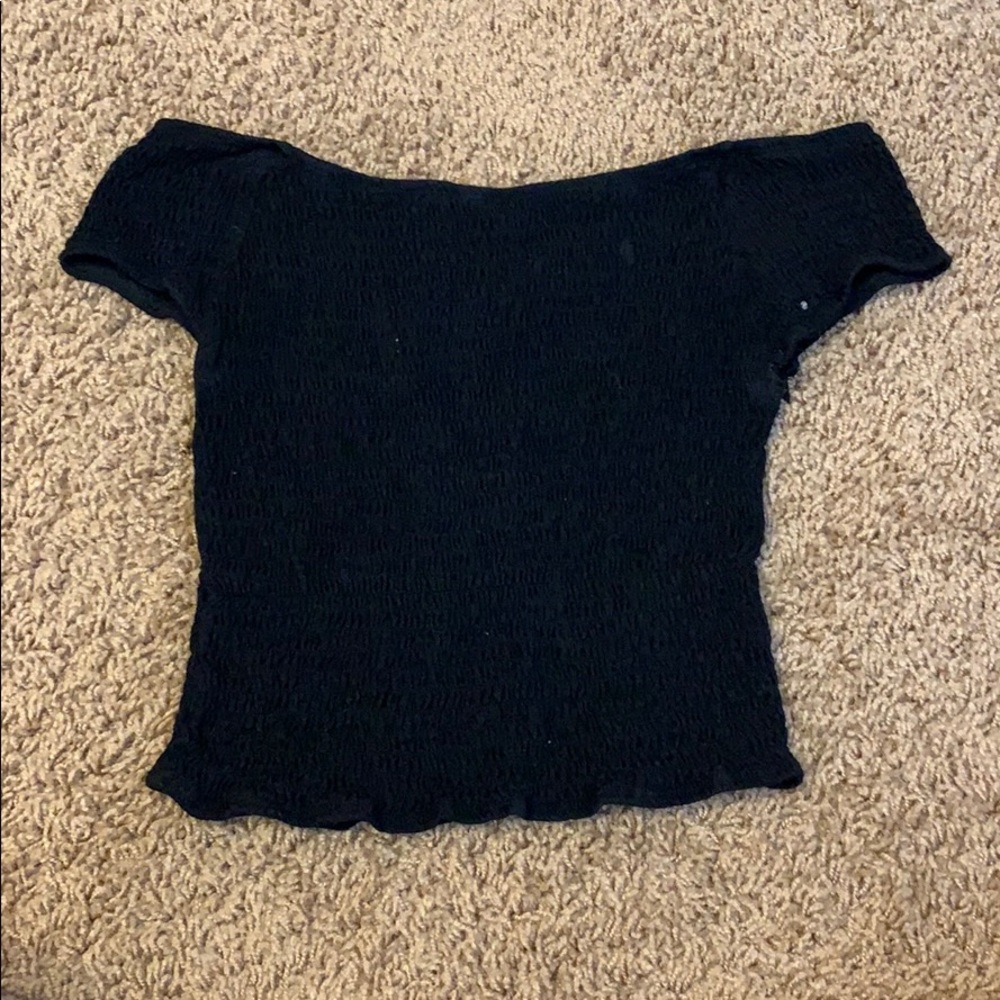 brandy mellville off the shoulder shirt